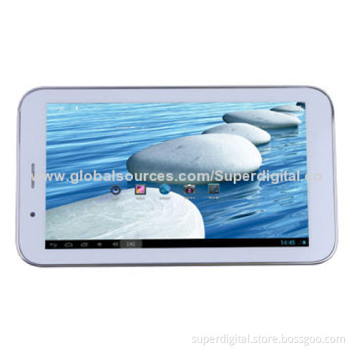 3G Calling Tablet PC, 7-inch Capacitive Touch Screen, Built-in 3G/Wi-Fi/Bluetooth/GPS/Dual-camera